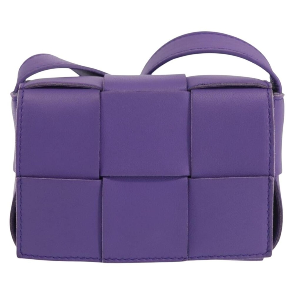 Bottega Veneta Maxi Intrecciato Candy Cassette Shoulder Bag Purple